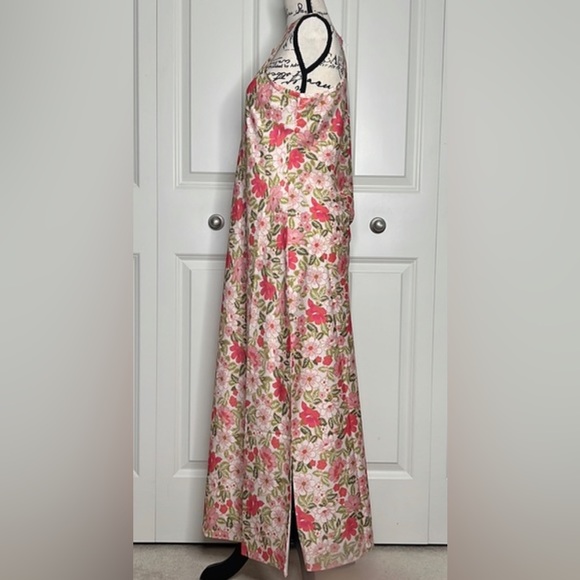 NWT Outerknown Ellison Slip Dress Pink Floral Size Small - Picture 6 of 15